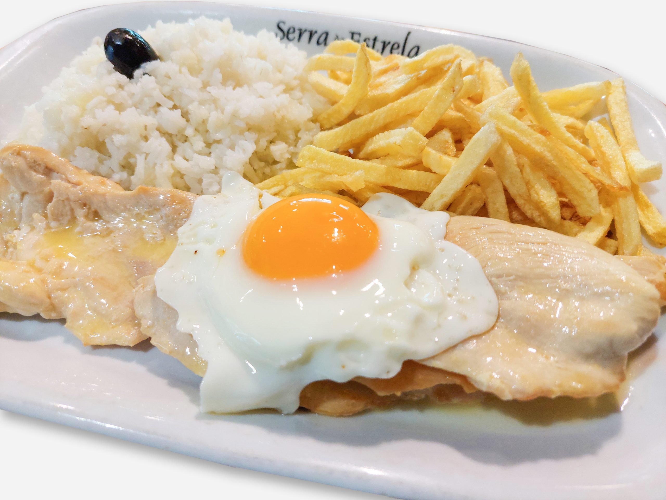 Bitoque de Frango com Molho de Mostarda